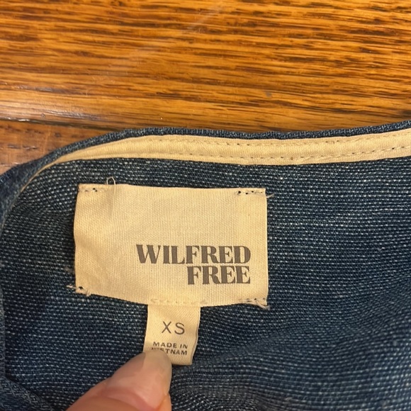 Aritzia Wilfred Free Denim Mini Dress - Picture 3 of 6
